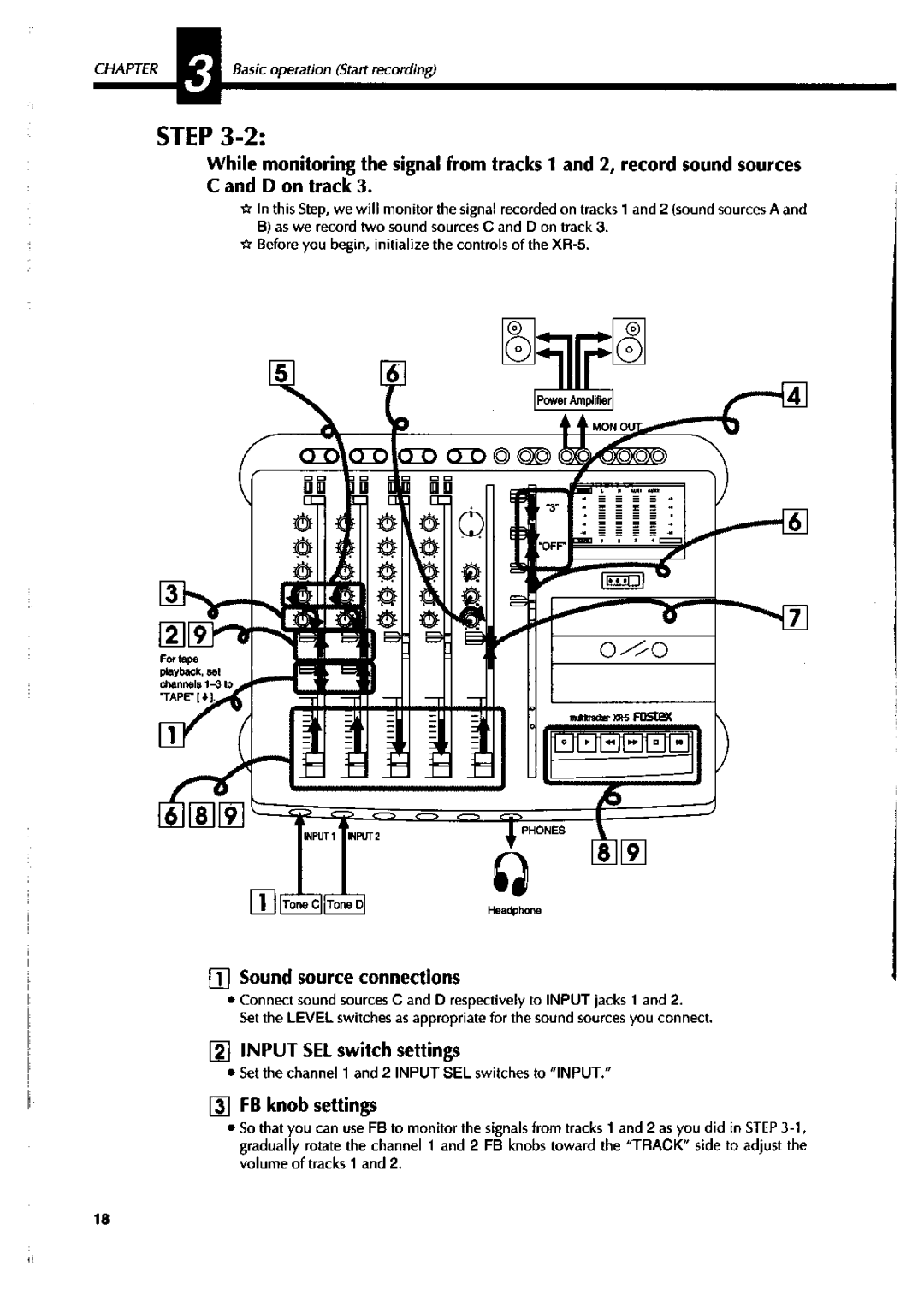 Fostex XR-5 manual 