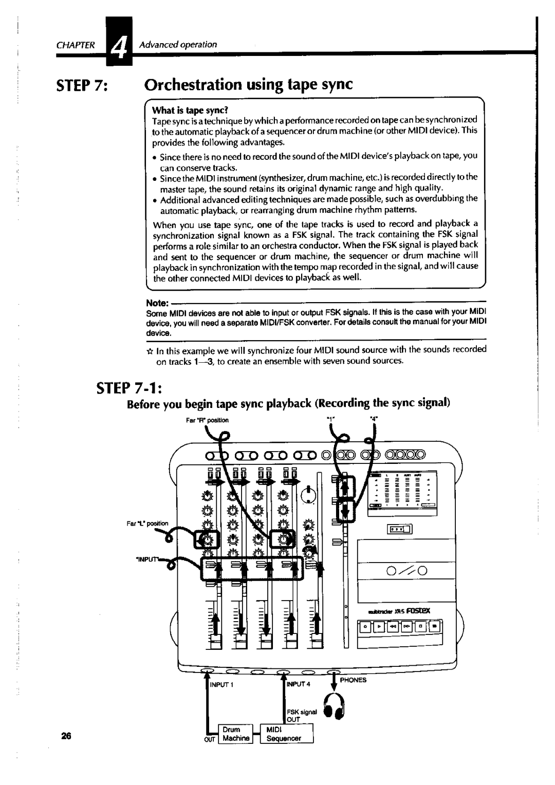Fostex XR-5 manual 