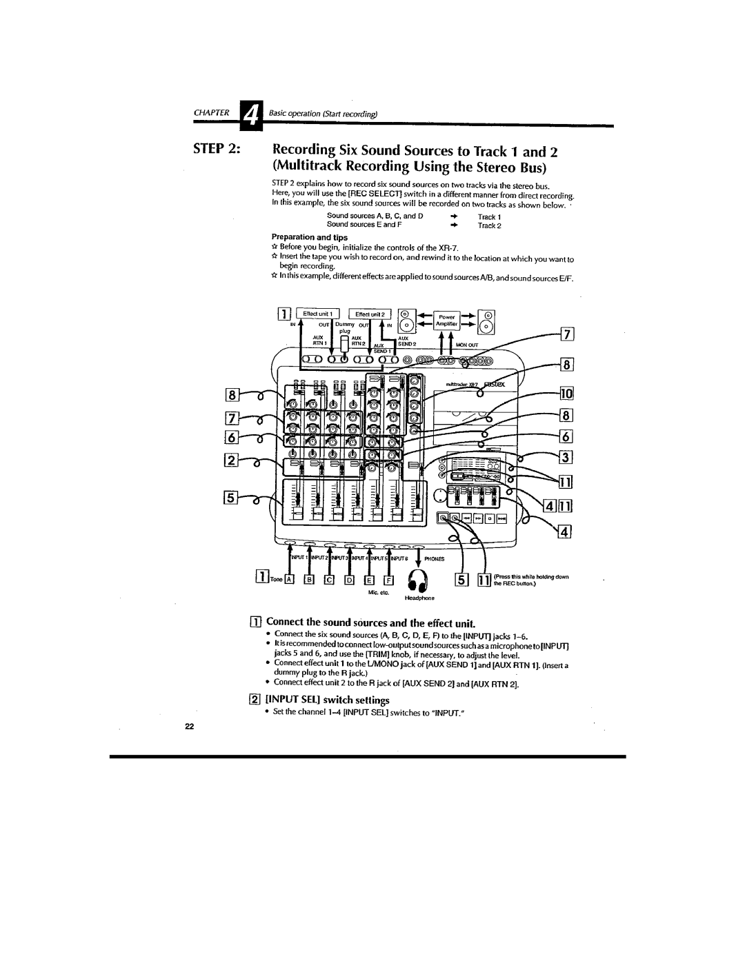 Fostex XR-7 manual 