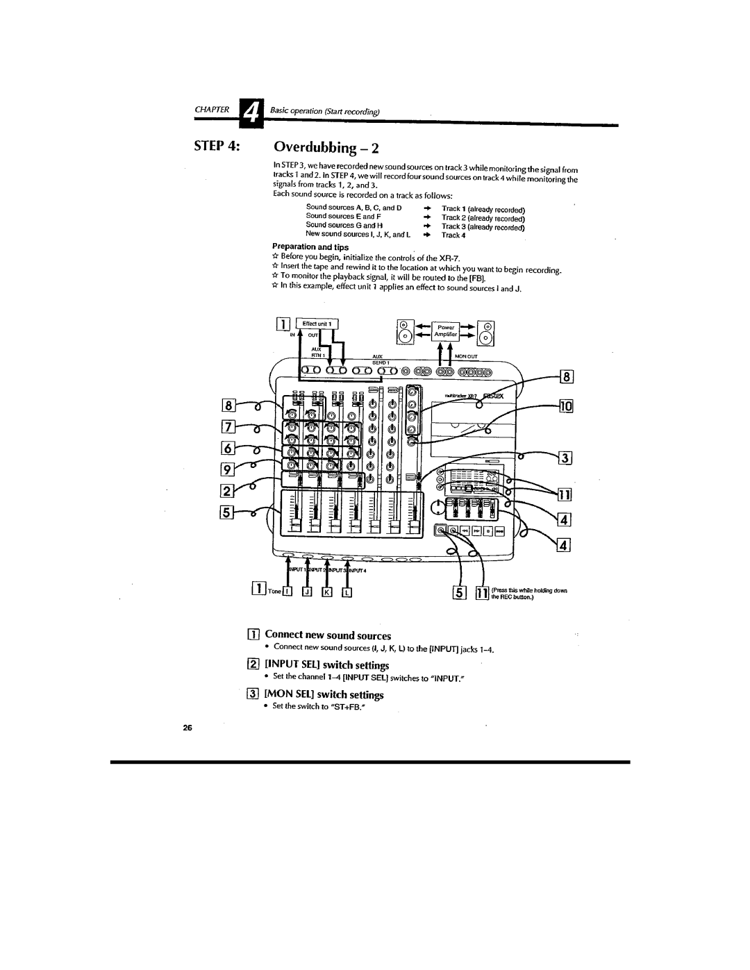 Fostex XR-7 manual 