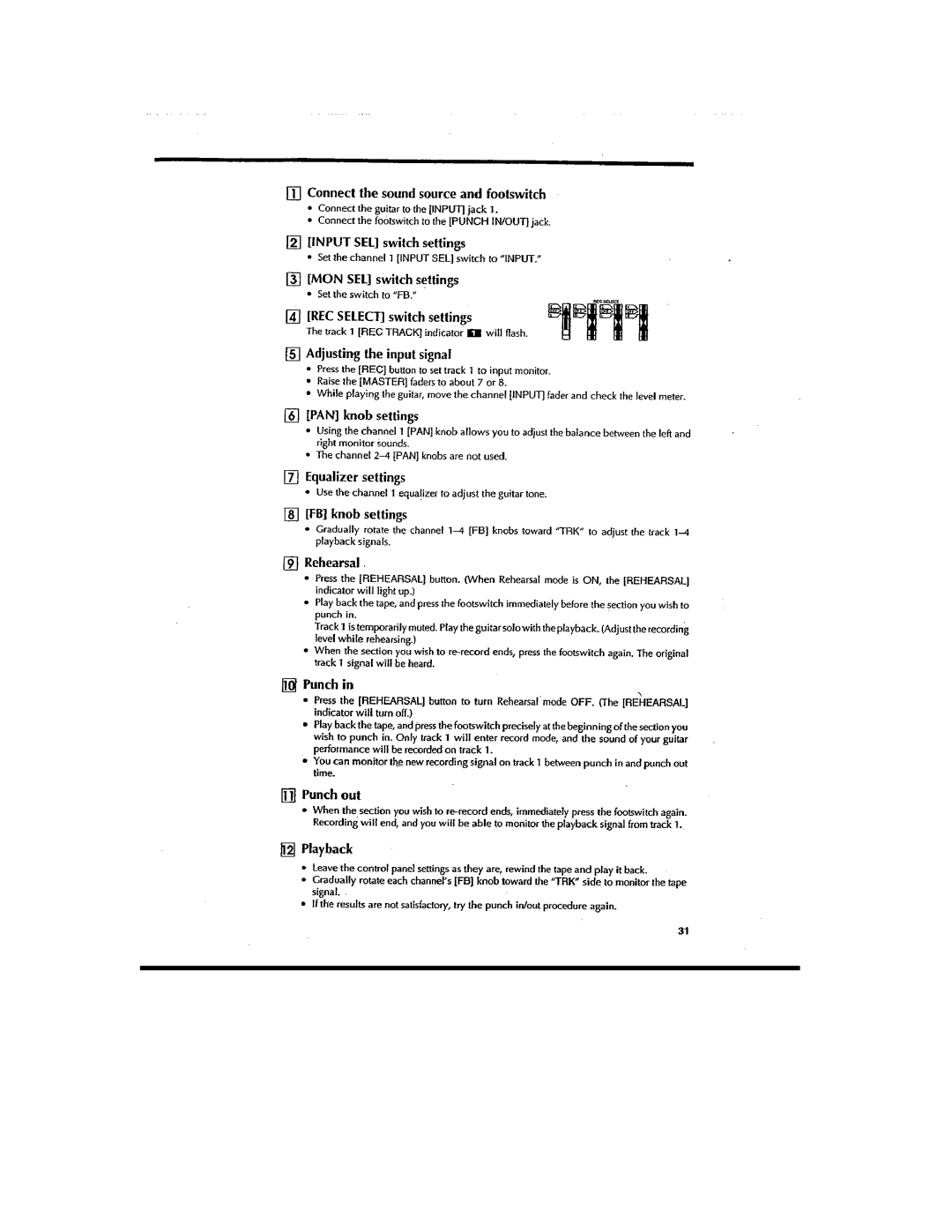 Fostex XR-7 manual 