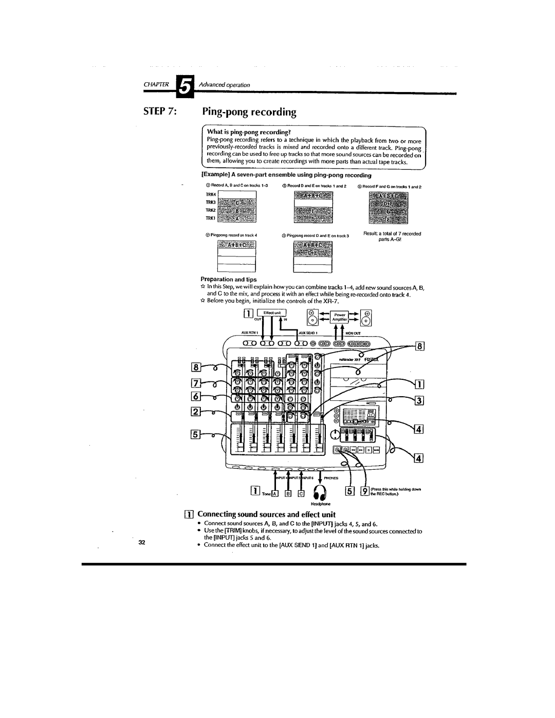 Fostex XR-7 manual 