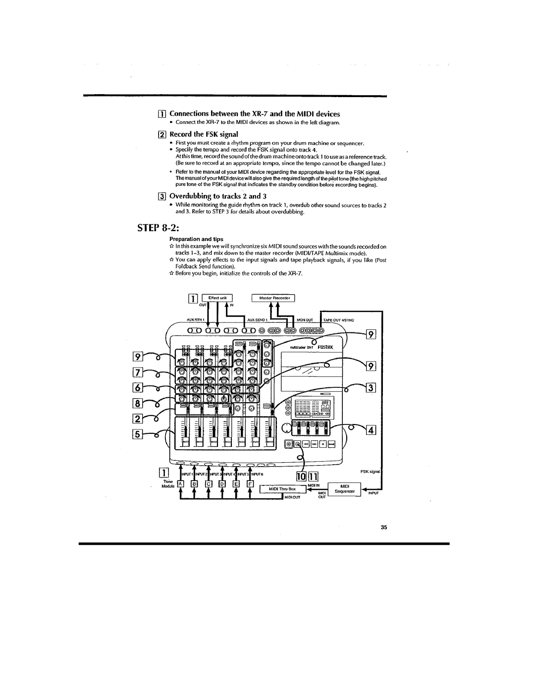 Fostex XR-7 manual 