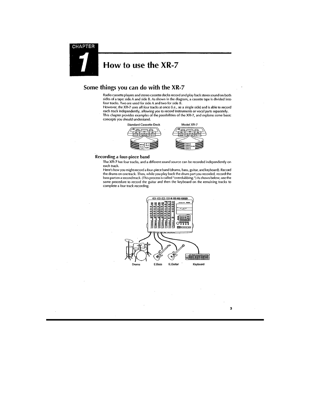 Fostex XR-7 manual 