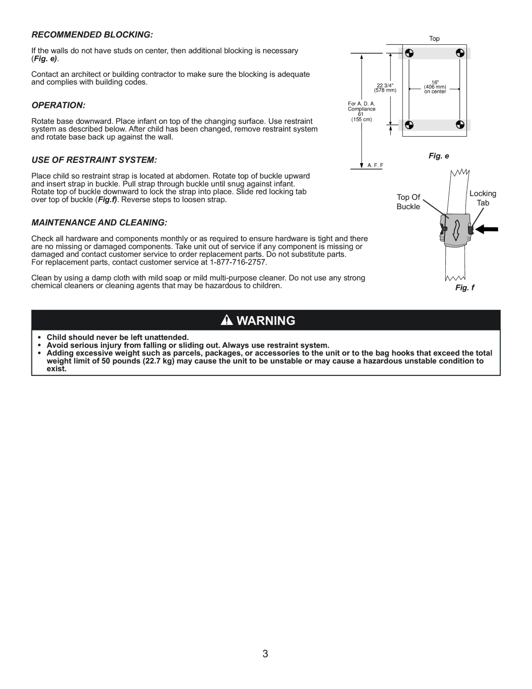 Foundations SI255D-Gen, 100-EV manual Recommended Blocking 