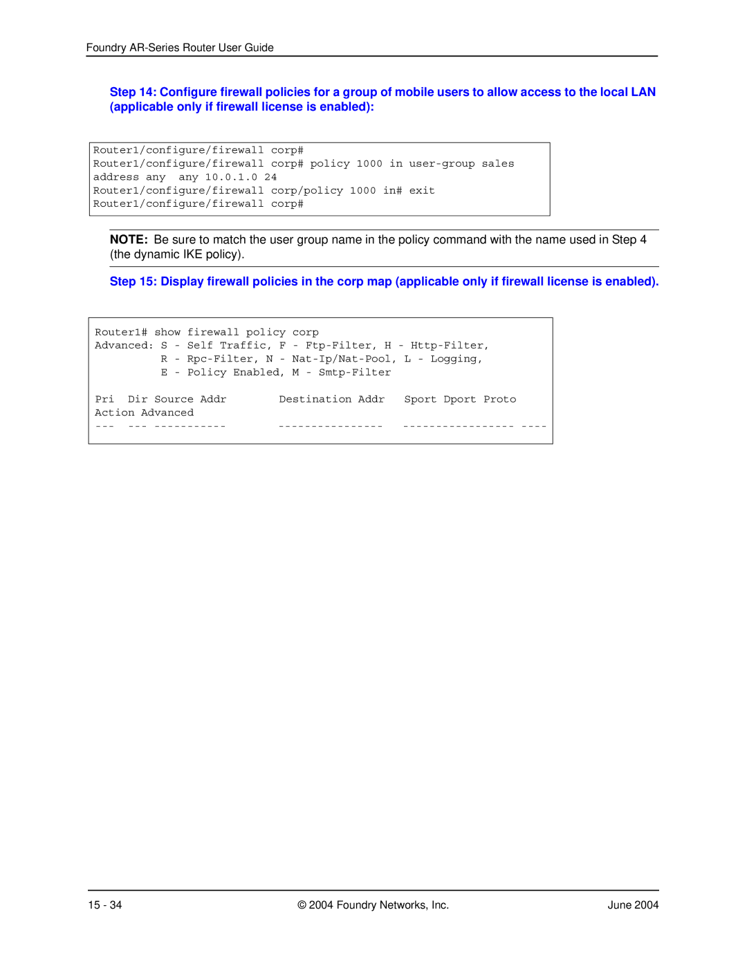 Foundry Networks AR3202-CL, AR3201-CL, AR1204, AR1216, AR1208 manual Foundry AR-Series Router User Guide 