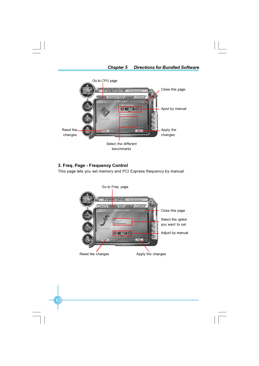 Foxconn N570SM2AA user manual Freq. Page Frequency Control 