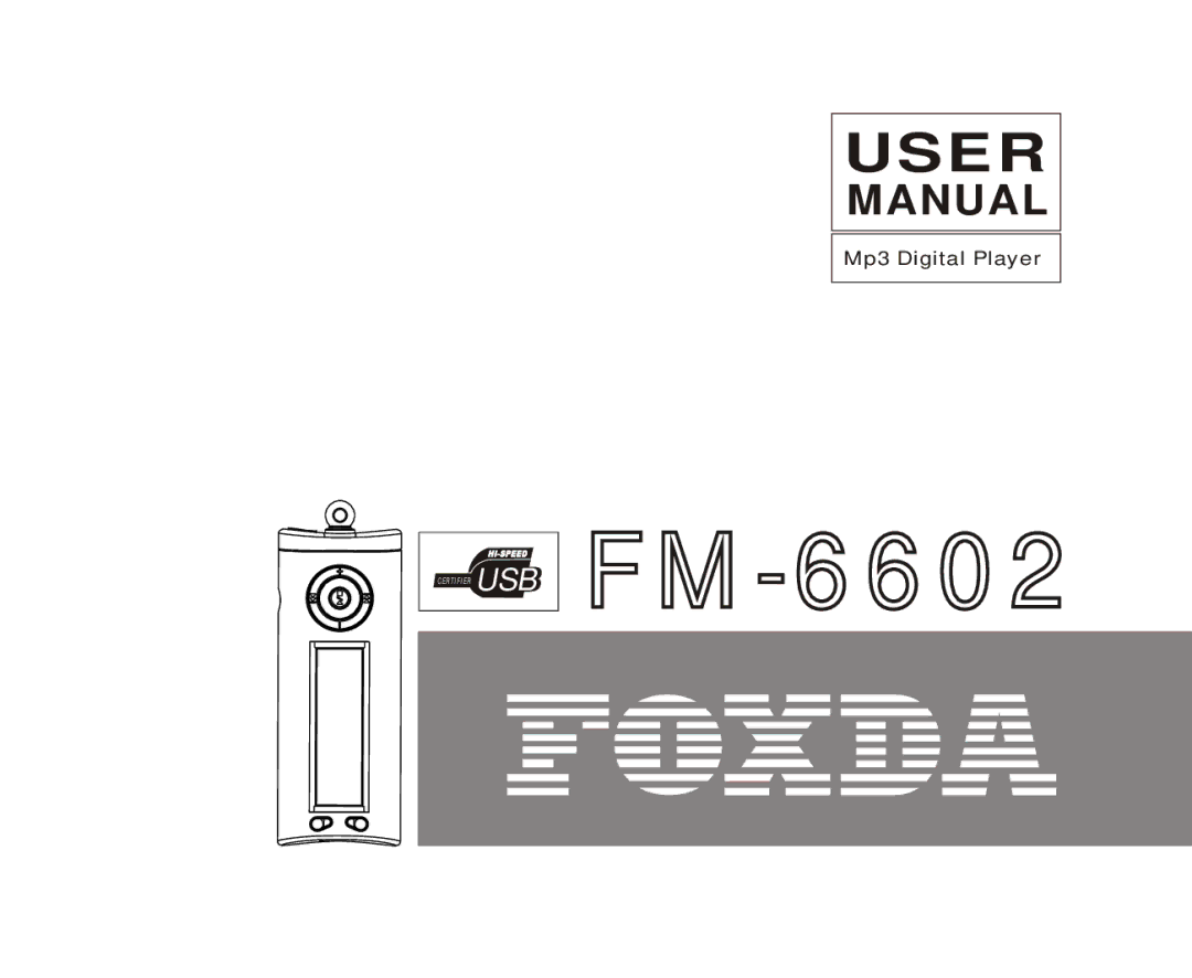 Foxda Tech FM-6602 manual 