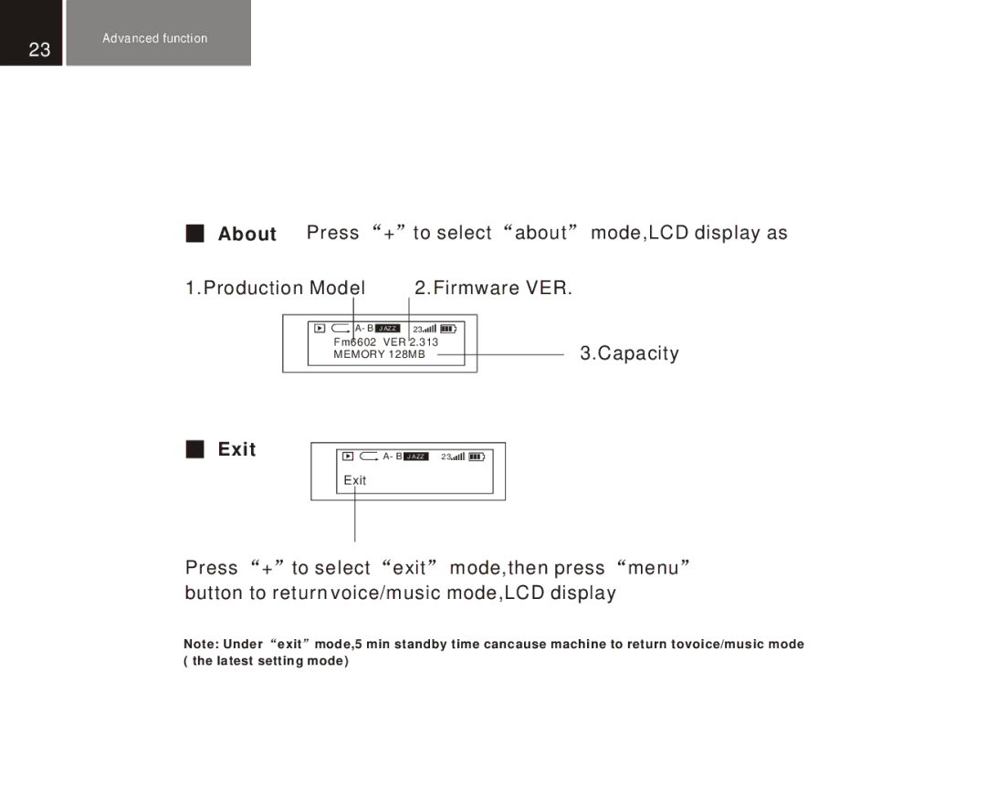 Foxda Tech FM-6602 manual About Press 