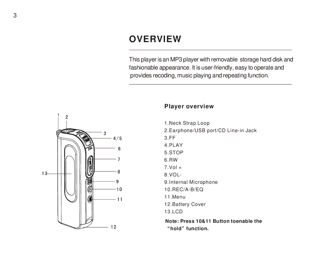 Foxda Tech FM-6603 manual Overview 