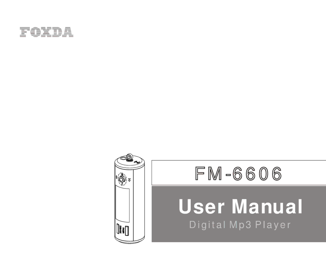 Foxda Tech FM-6606 manual FMFM--66066606 