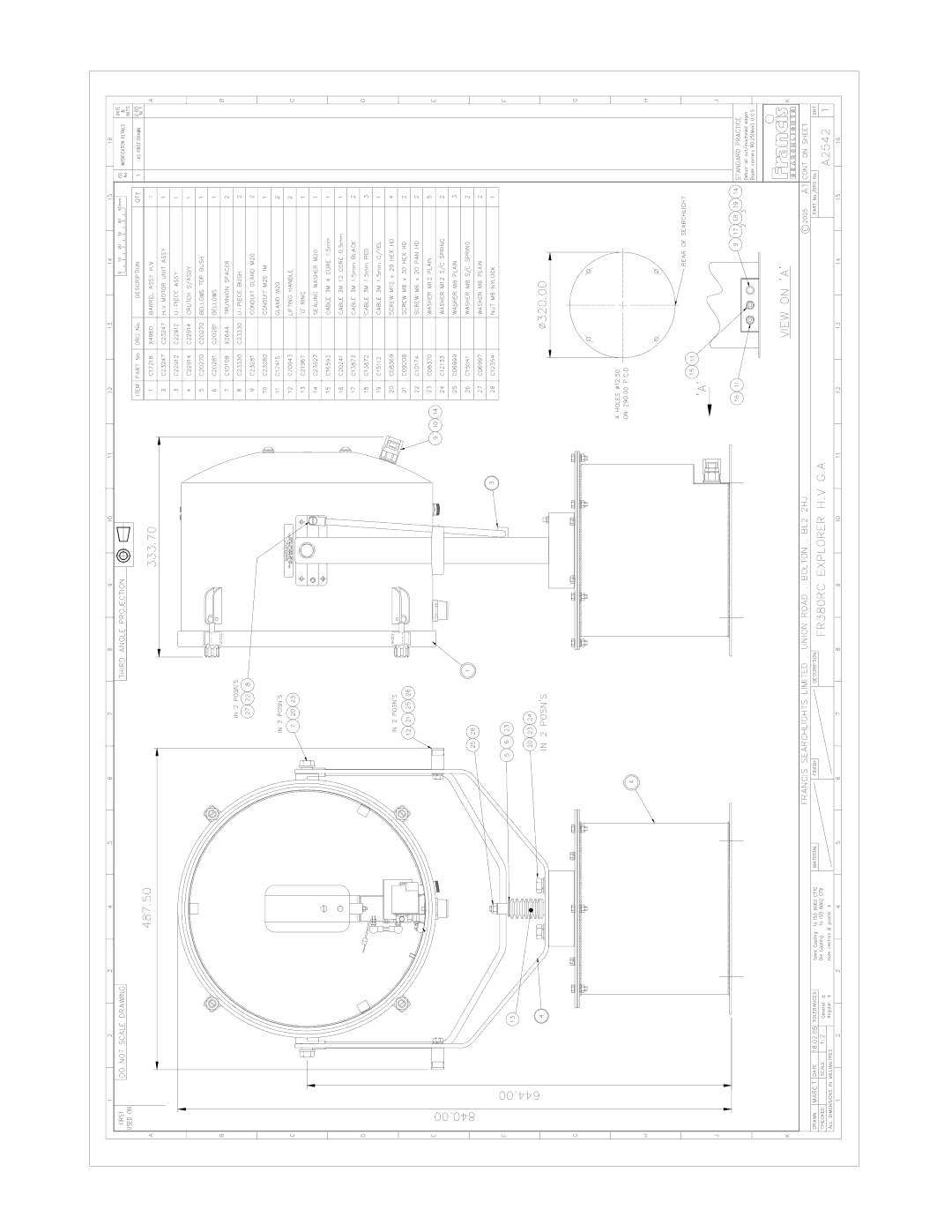 FrancisFrancis FR380, A2541 manual 