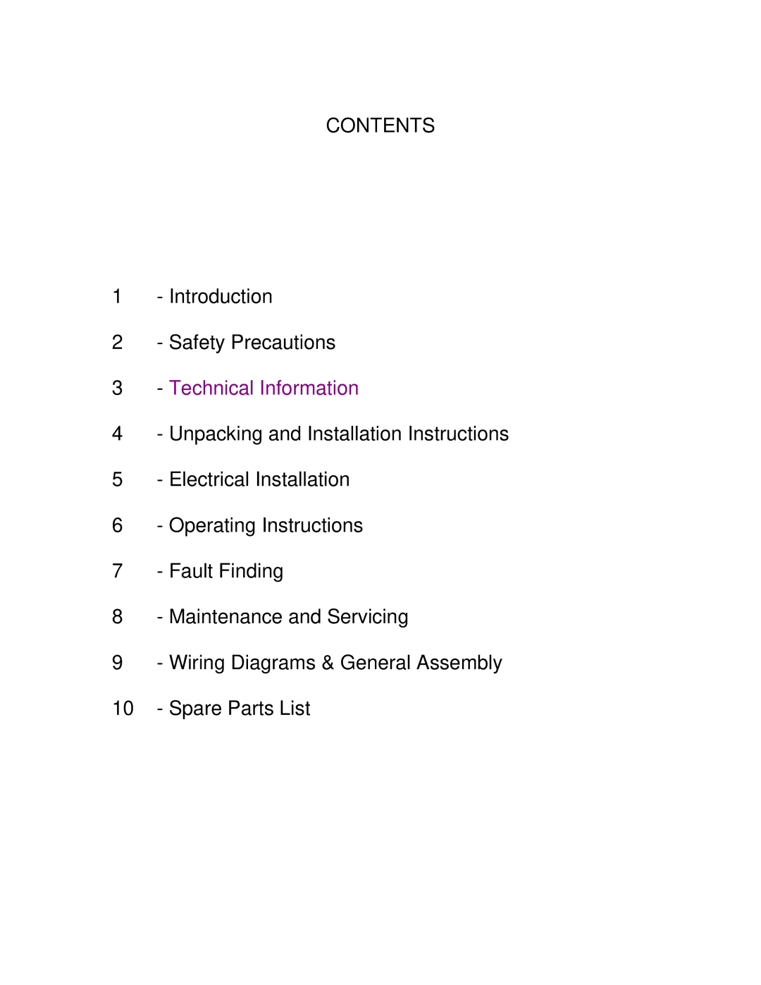 FrancisFrancis FR380, A2541 manual Contents 