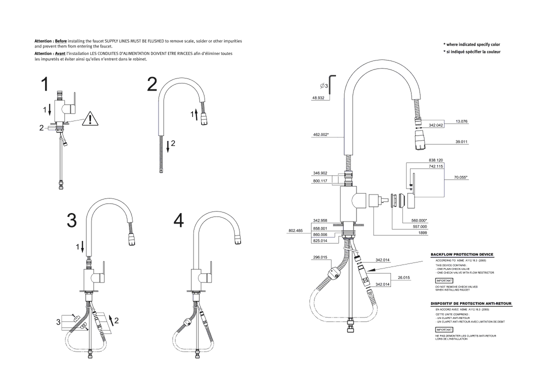 Franke Consumer Products FF-1600 installation instructions 