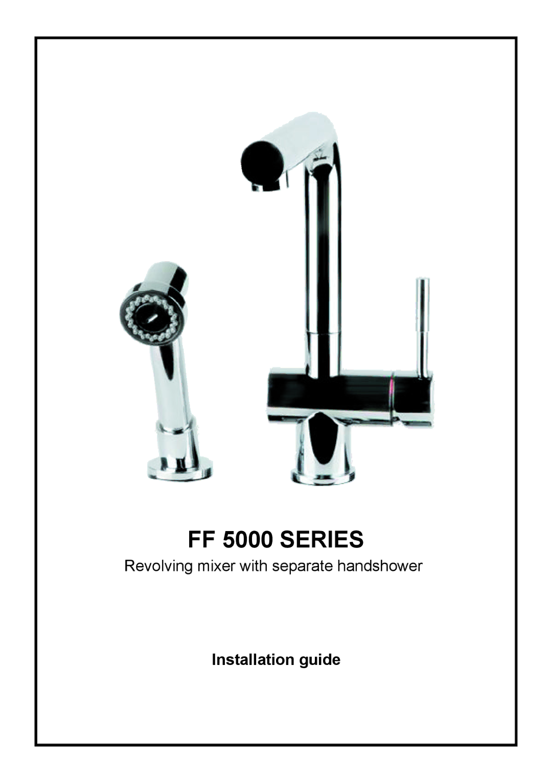 Franke Consumer Products manual FF 5000 Series 