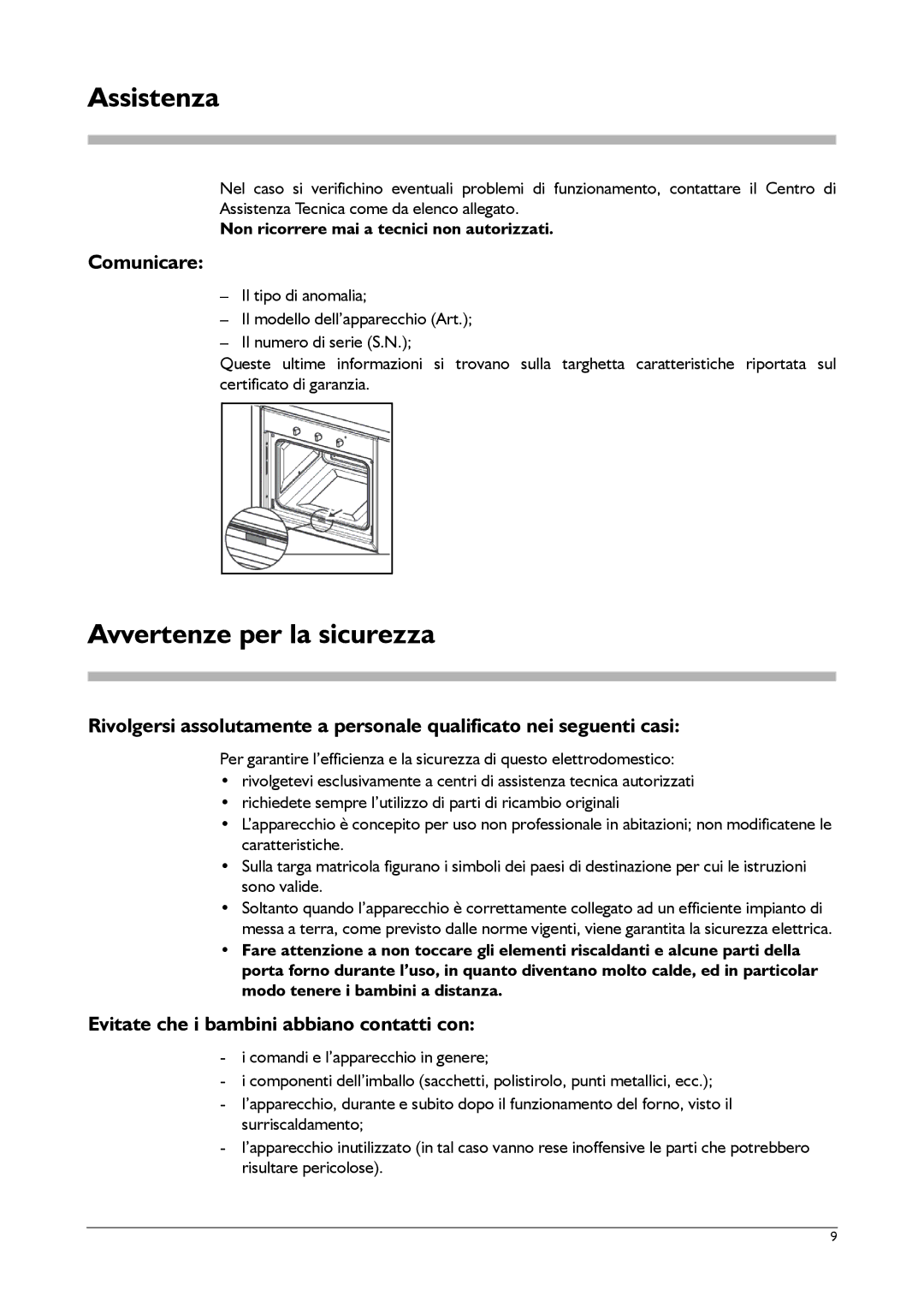 Franke Consumer Products FLAT 603, SM 56M, CA 52M, FLAT 604, SM 52M manual Assistenza, Avvertenze per la sicurezza, Comunicare 