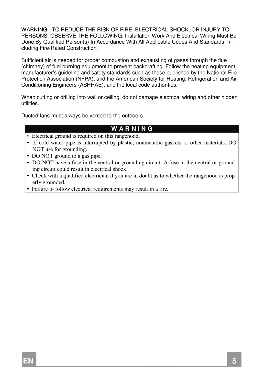 Franke Consumer Products FMY 367 installation instructions R N I N G 