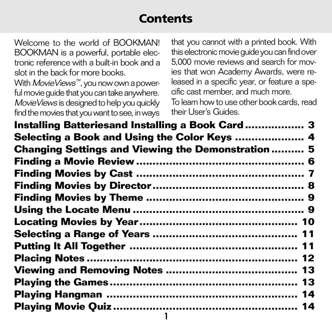 Franklin FLX-440 manual Contents 