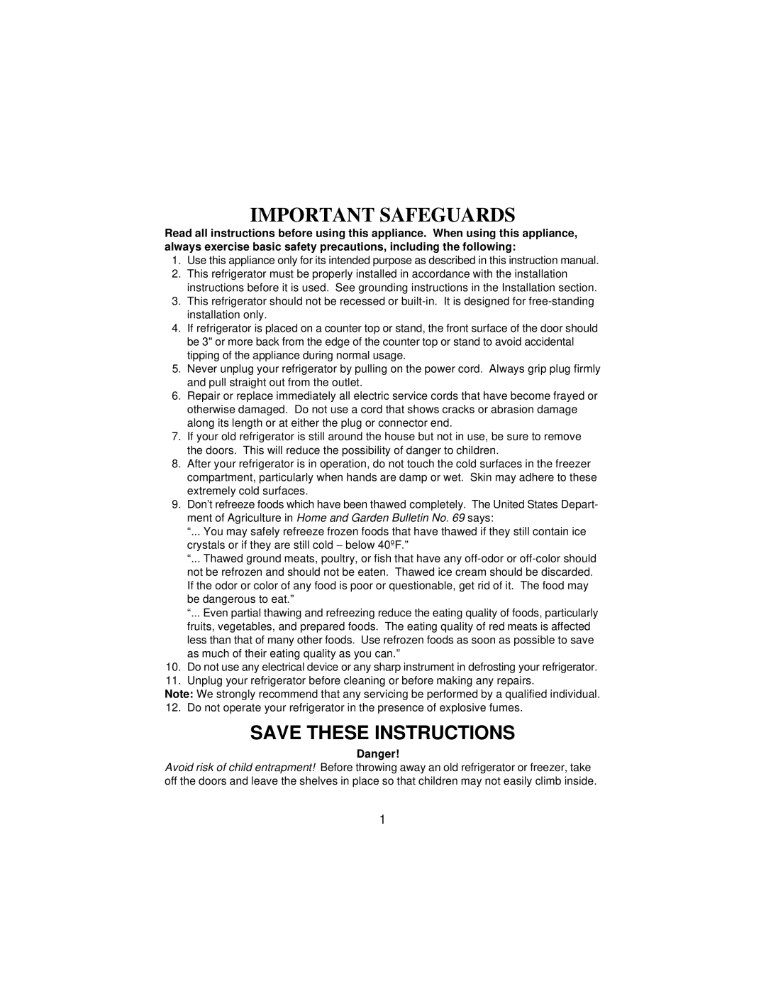 Franklin Industries, L.L.C FCD-400 manual Important Safeguards 