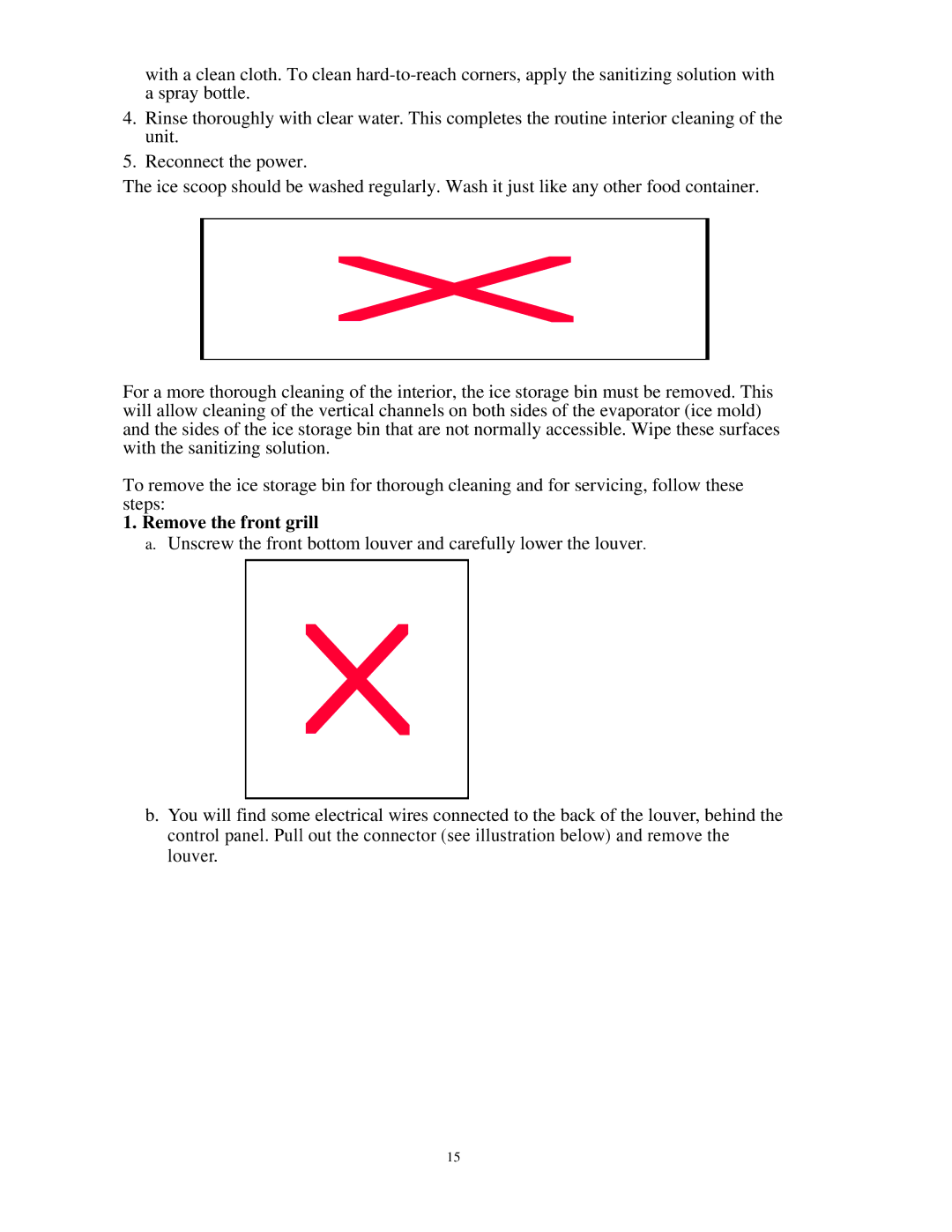 Franklin Industries, L.L.C FIM200 user manual Remove the front grill 