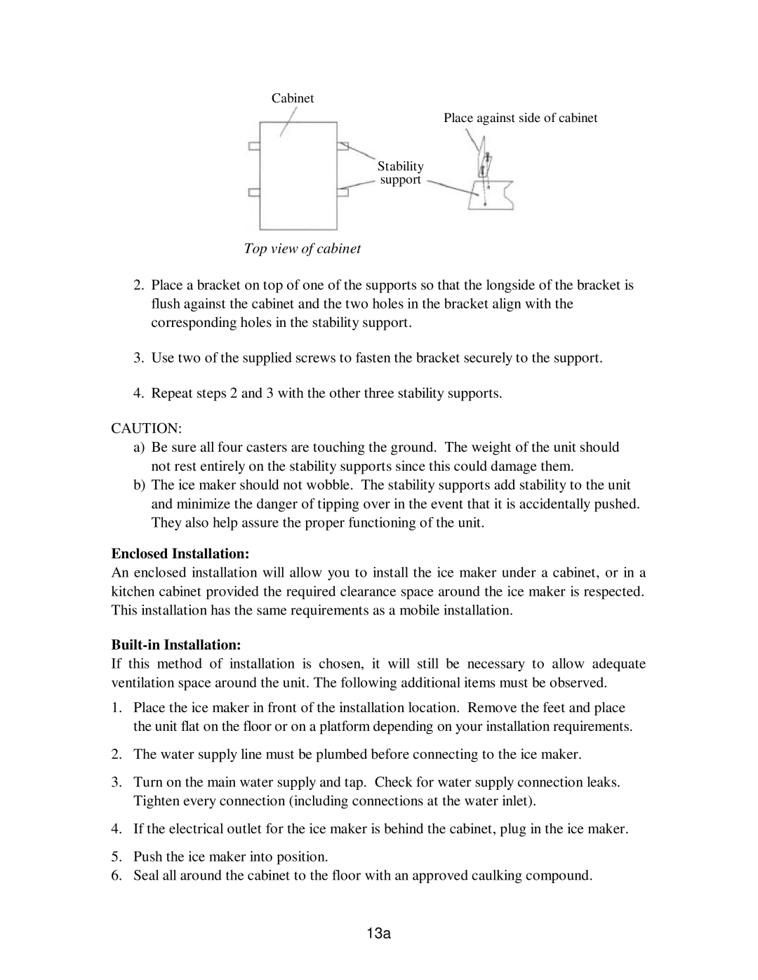 Franklin Industries, L.L.C fim35 user manual Enclosed Installation, Built-in Installation 