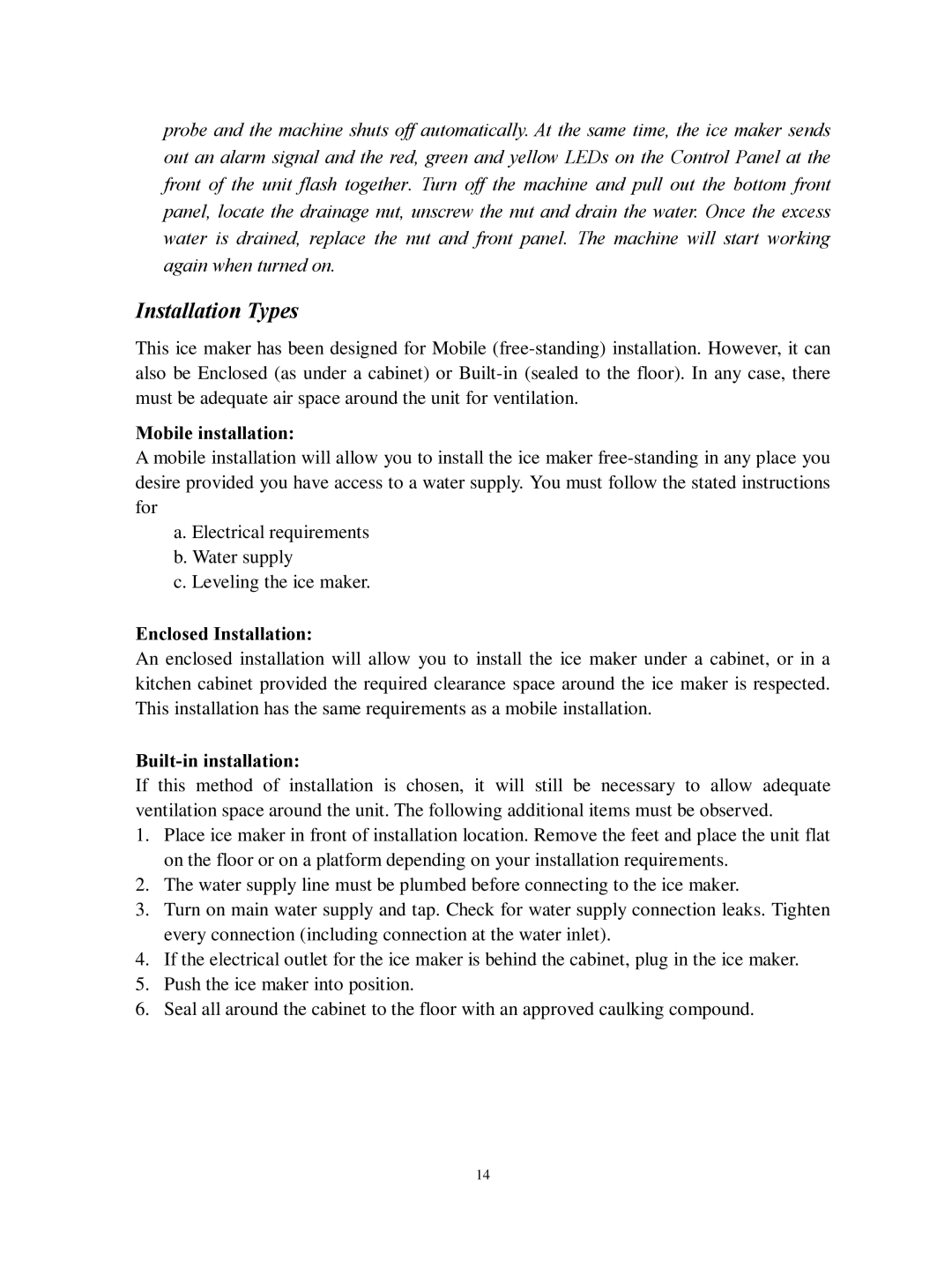 Franklin Industries, L.L.C FIM44 user manual Installation Types 