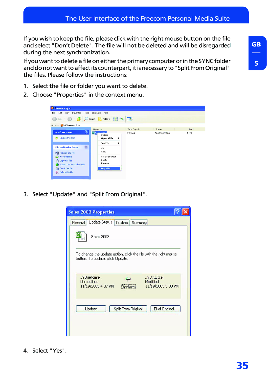 Freecom Technologies FHD-3 manual User Interface of the Freecom Personal Media Suite 