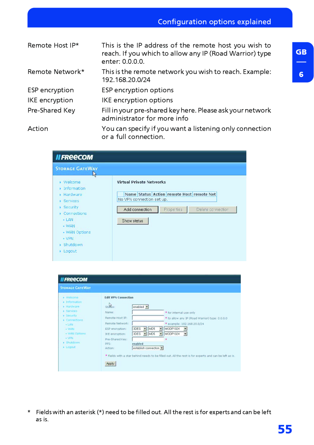 Freecom Technologies FSG-3 manual Administrator for more info 