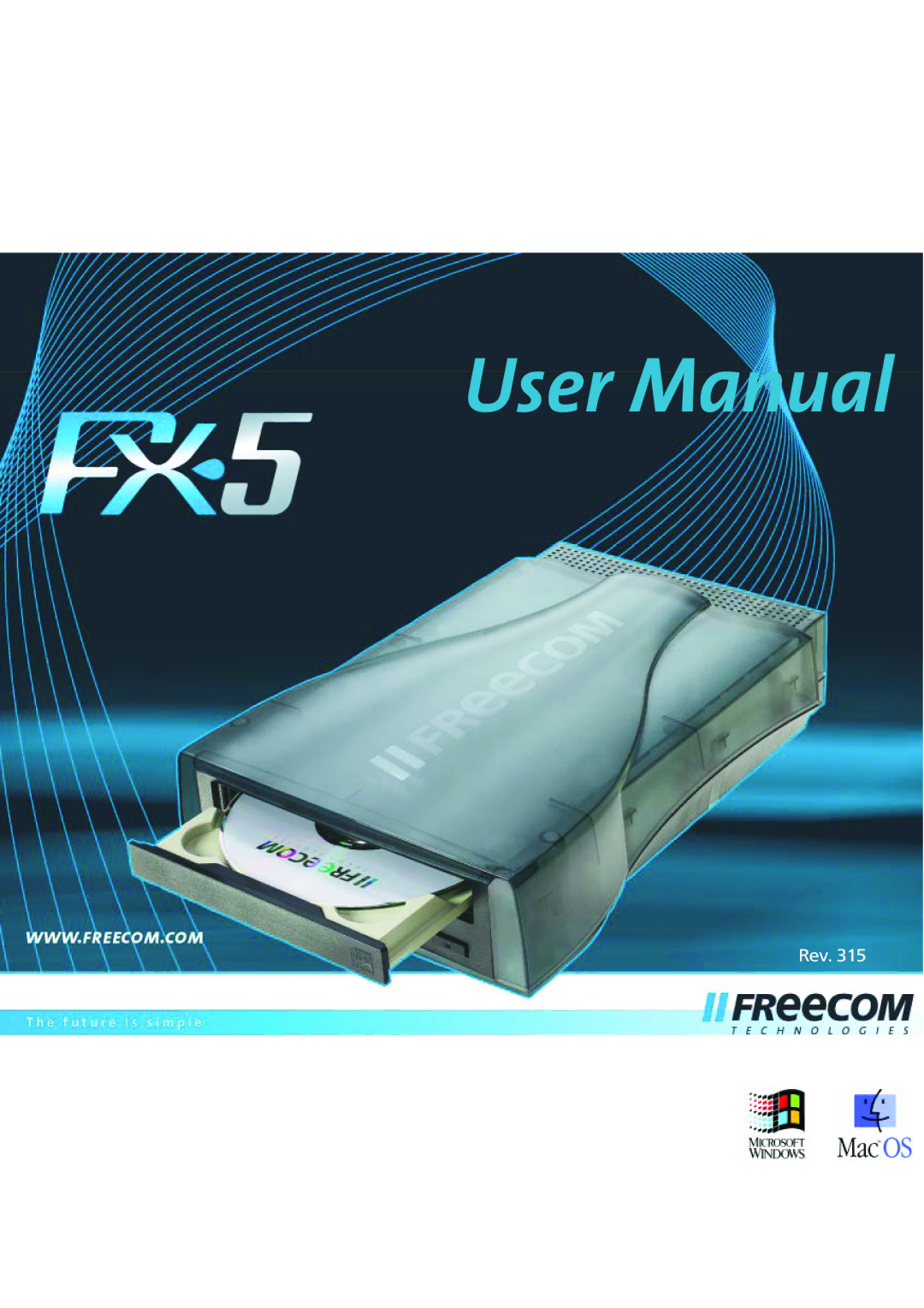 Freecom Technologies FX-5 user manual Rev 