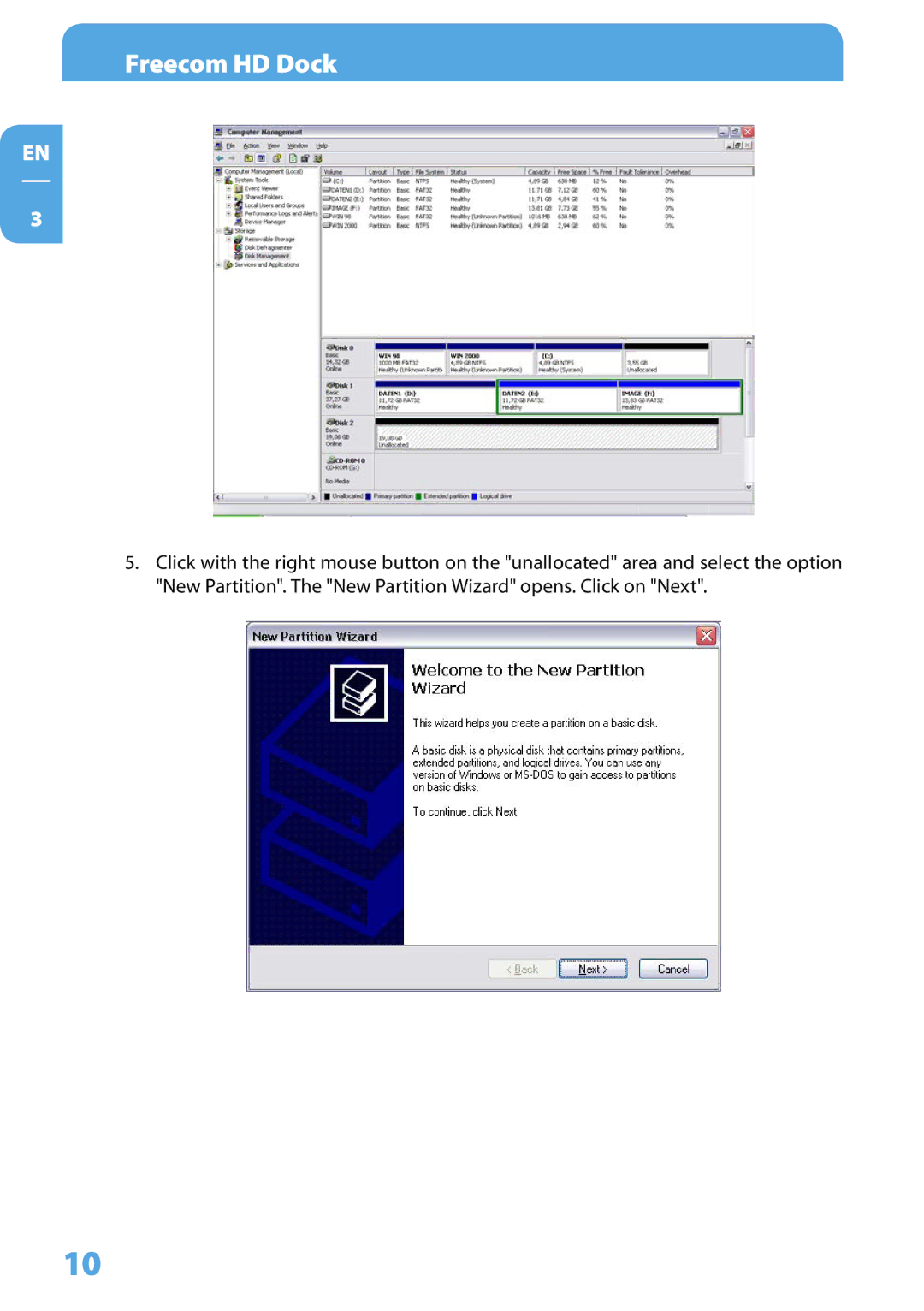 Freecom Technologies Hard Drive Dock user manual Freecom HD Dock 