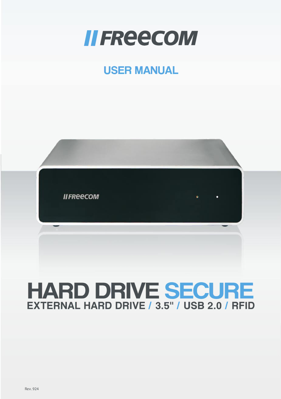 Freecom Technologies Hard Drive Secure user manual 