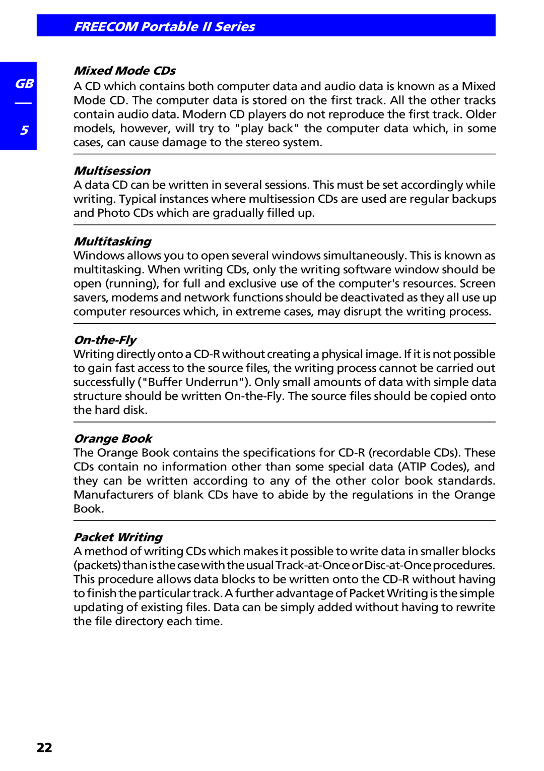 Freecom Technologies manual Freecom Portable II Series 