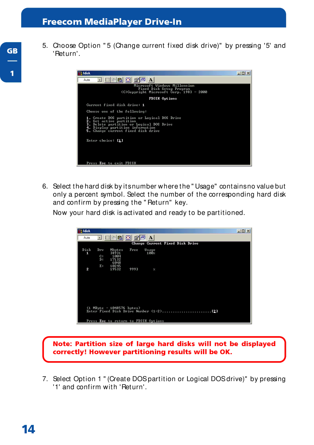 Freecom Technologies MediaPlayer Drive-In Kit manual Freecom MediaPlayer Drive-In 