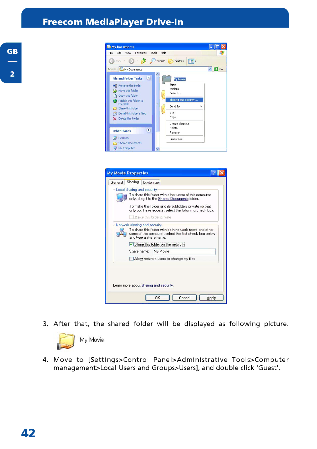 Freecom Technologies MediaPlayer Drive-In Kit manual Freecom MediaPlayer Drive-In 