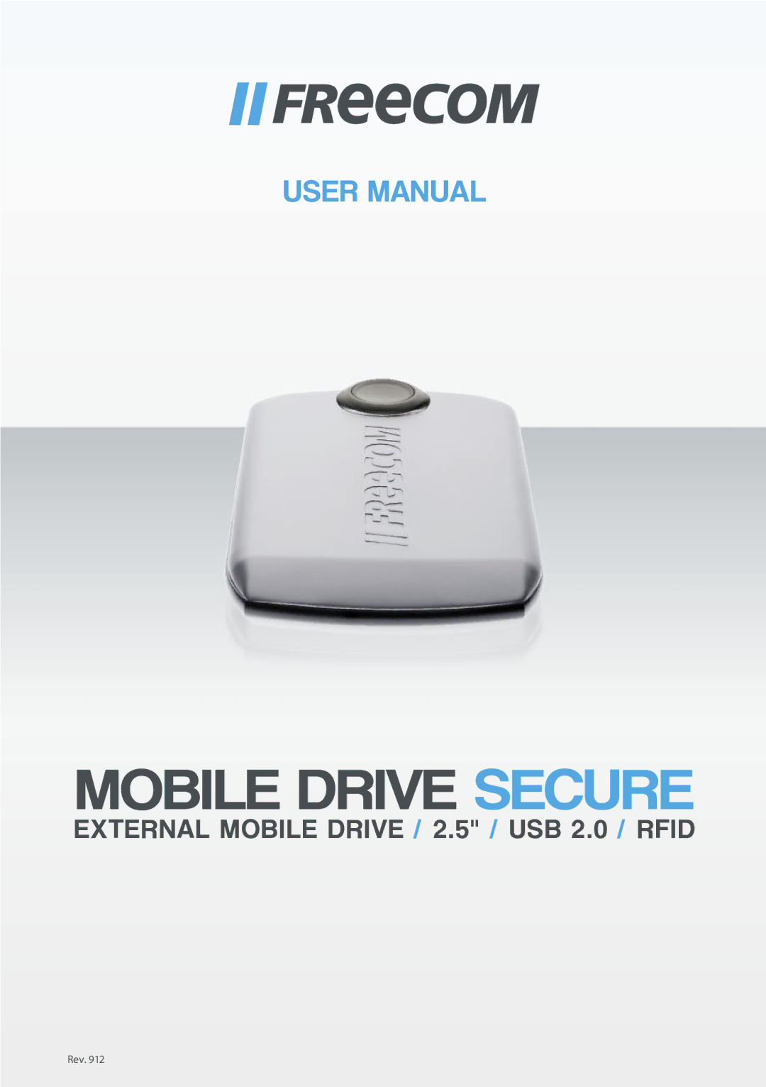 Freecom Technologies Mobile Drive Secure user manual 