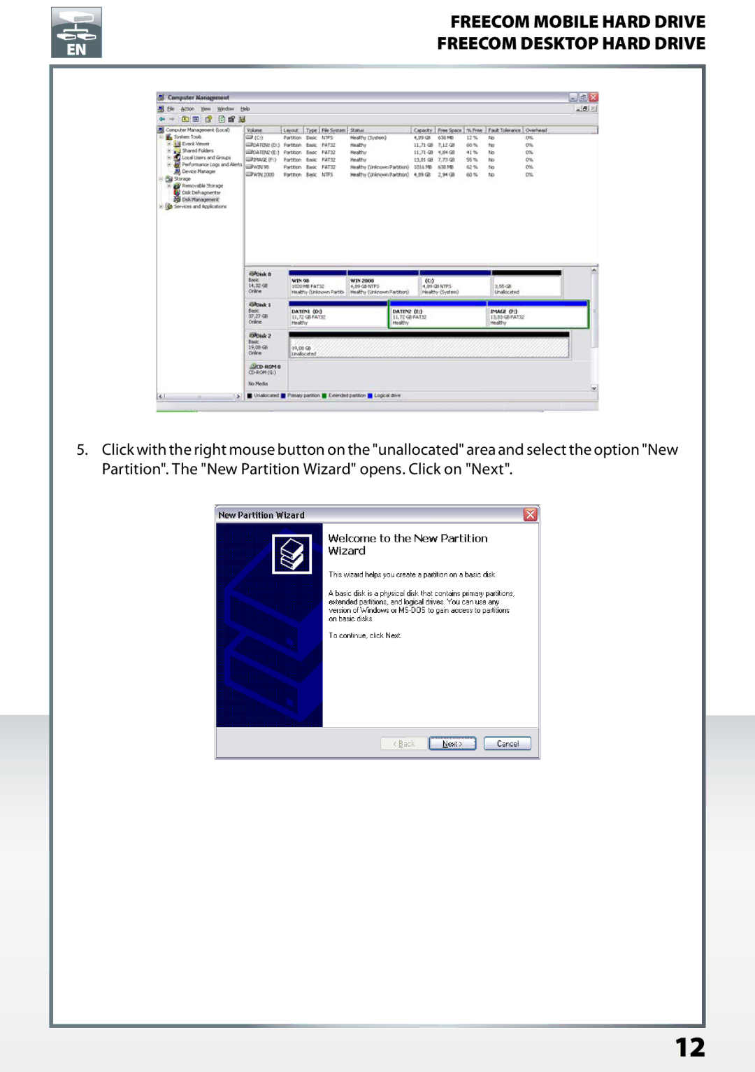 Freecom Technologies Mobile Hard Drives, Desktop Hard Drives user manual Freecom Desktop Hard Drive 