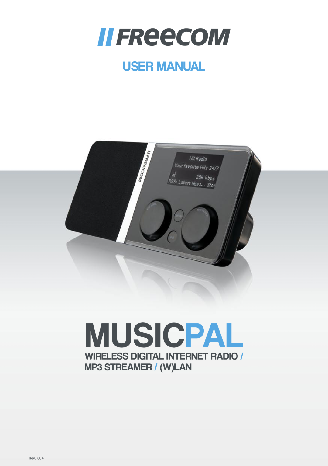Freecom Technologies MusicPal user manual Musicpal, User Manual, Rev 