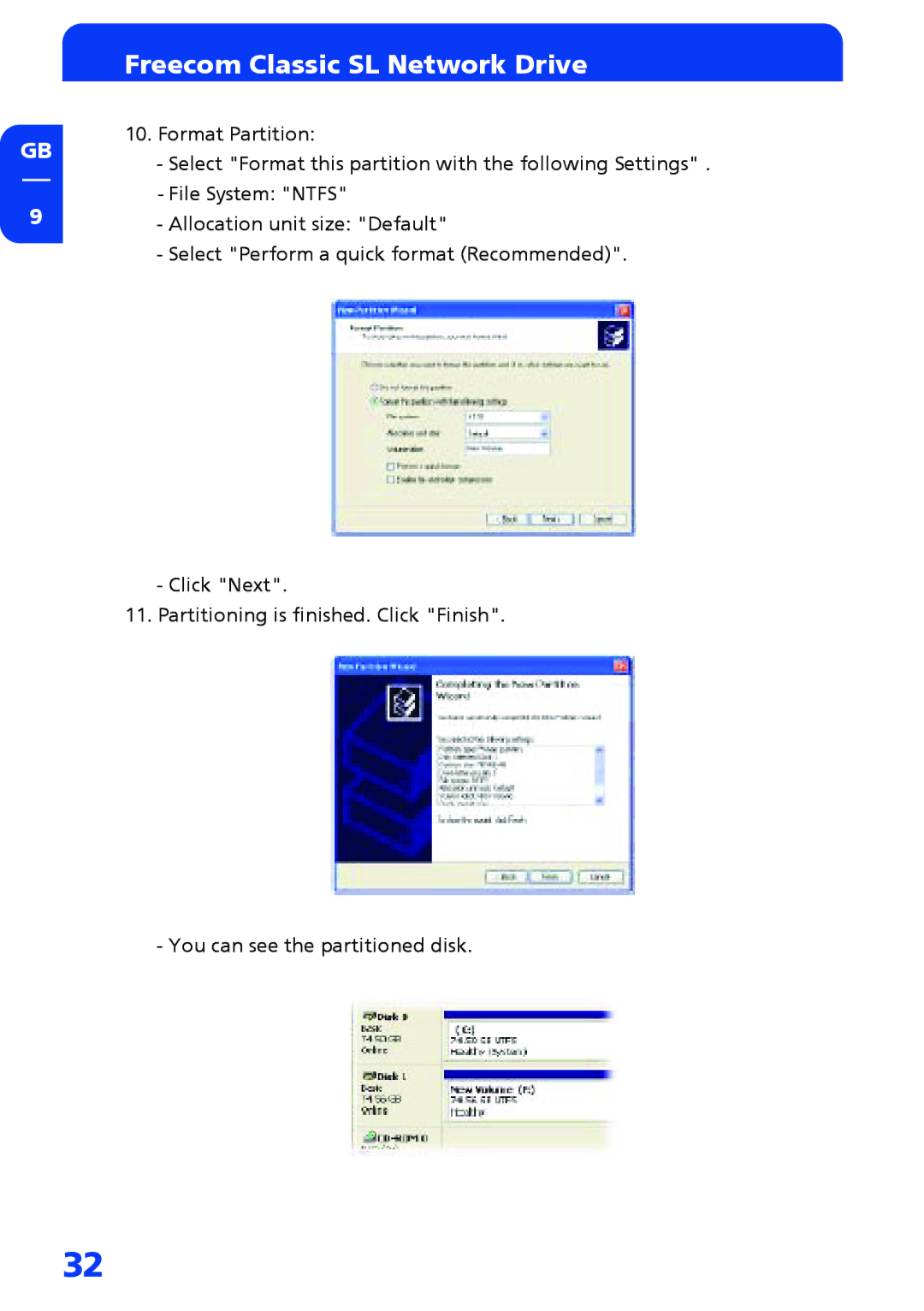 Freecom Technologies Network hard drive manual Freecom Classic SL Network Drive 