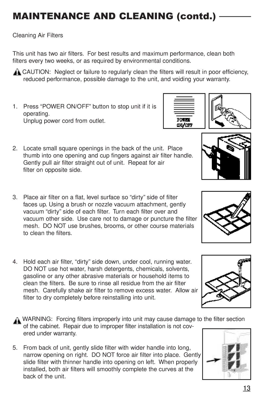 Freecom Technologies RCS-M1000T, RCS-M1000U manual Maintenance and Cleaning contd 