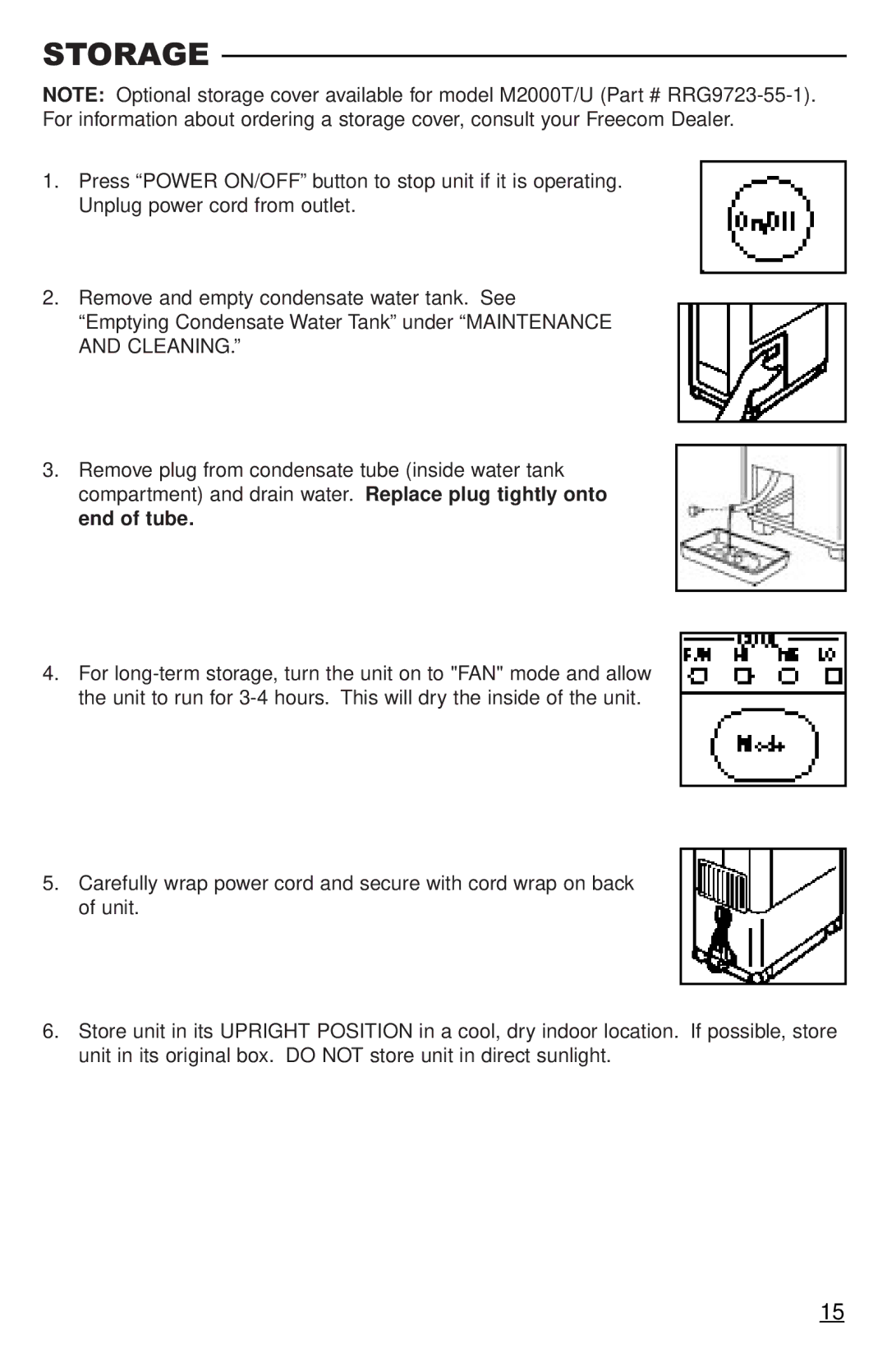 Freecom Technologies RCS-M2000T, RCS-M2000U operation manual Storage 