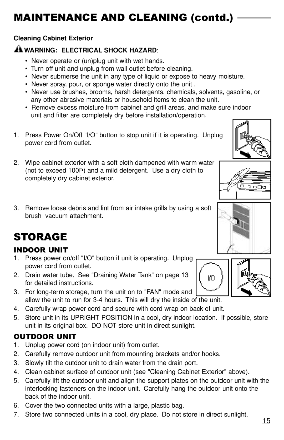 Freecom Technologies RCS-S3000T, RCS-S5000U, RCS-S5000B operation manual Storage, Cleaning Cabinet Exterior 