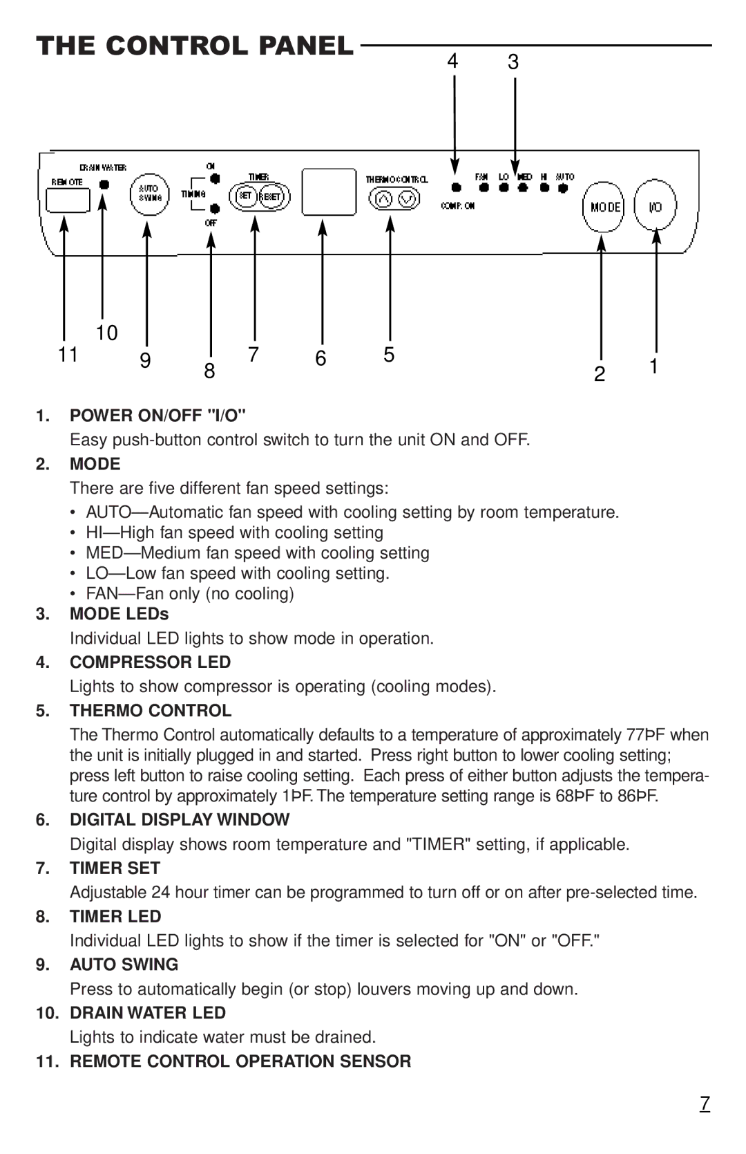 Freecom Technologies RCS-S5000U, RCS-S3000T, RCS-S5000B operation manual Control Panel, Mode LEDs 