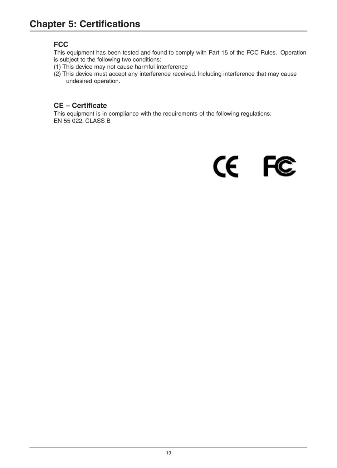 Freedom9 KVM-08P user manual Certifications, CE Certificate 