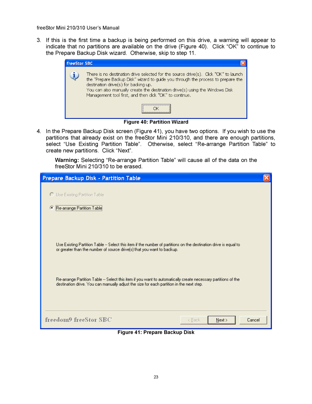 Freedom9 USB user manual Partition Wizard 