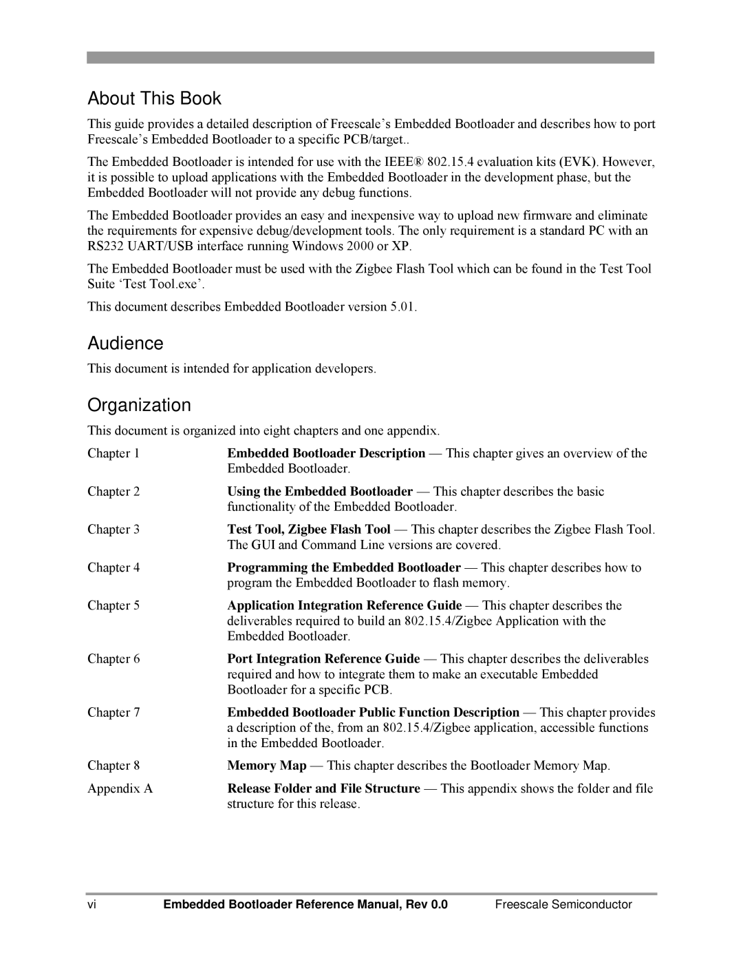 Freescale Semiconductor 802.15.4 manual Audience 