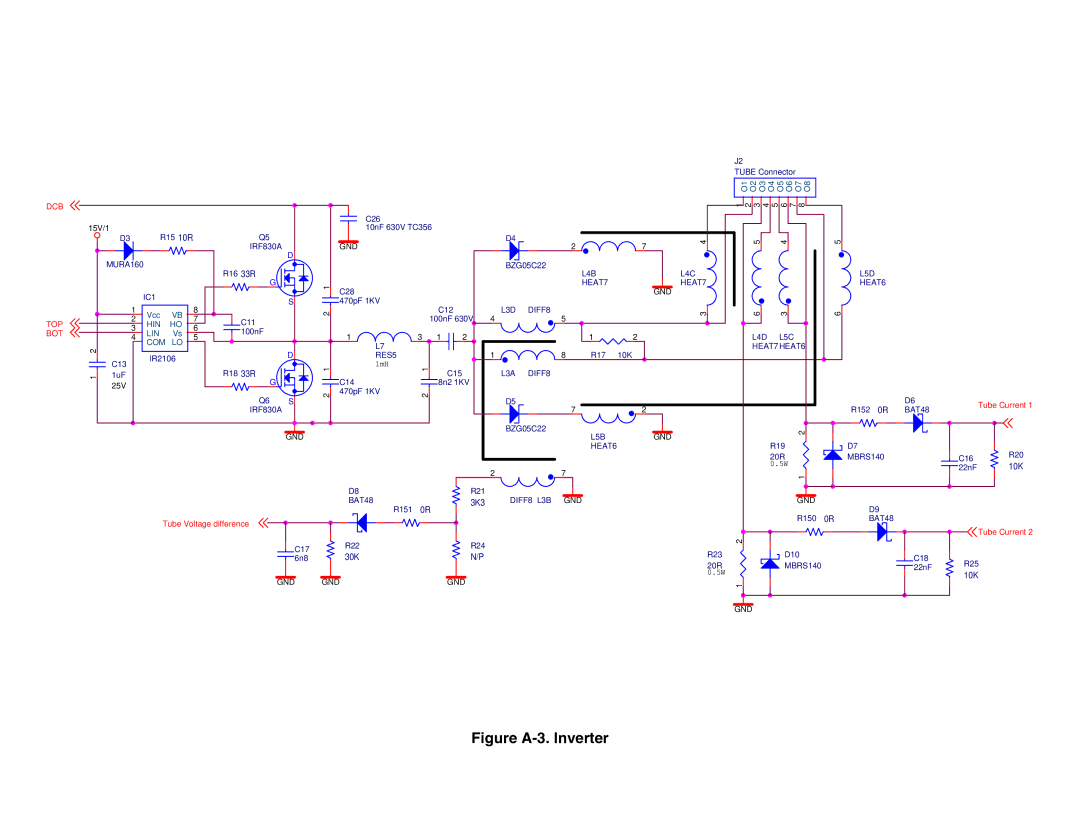 Freescale Semiconductor M68HC08 manual Figure A-3. Inverter 