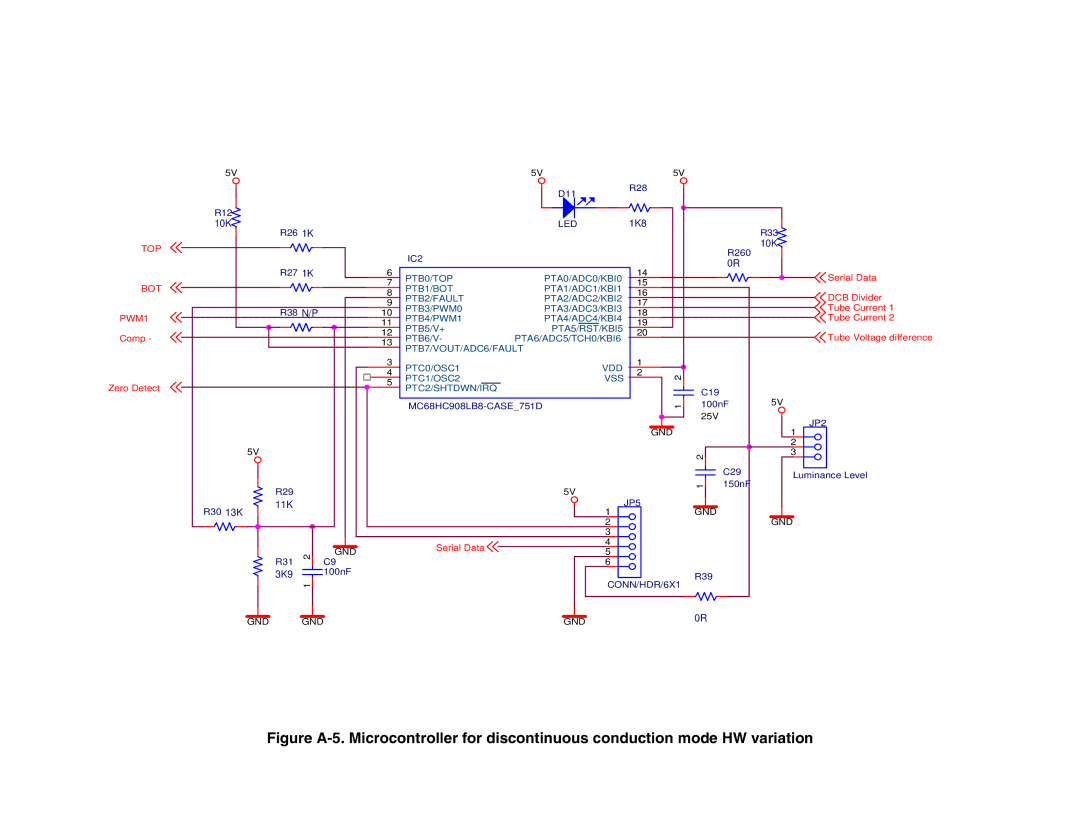 Freescale Semiconductor M68HC08 manual Top 