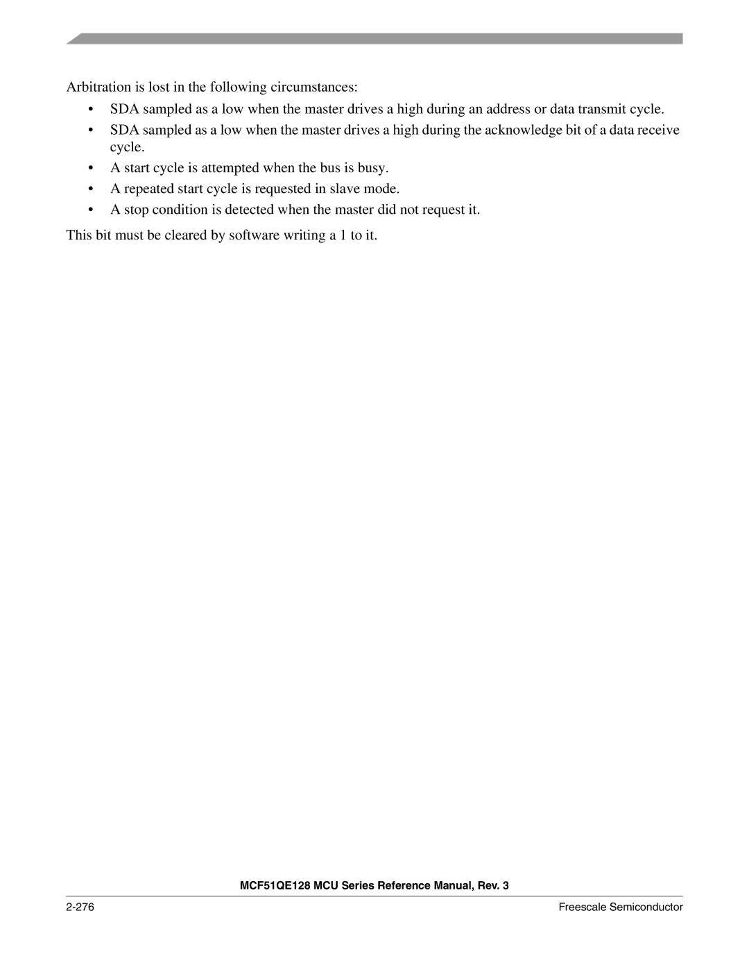 Freescale Semiconductor MCF51QE128RM manual Freescale Semiconductor 