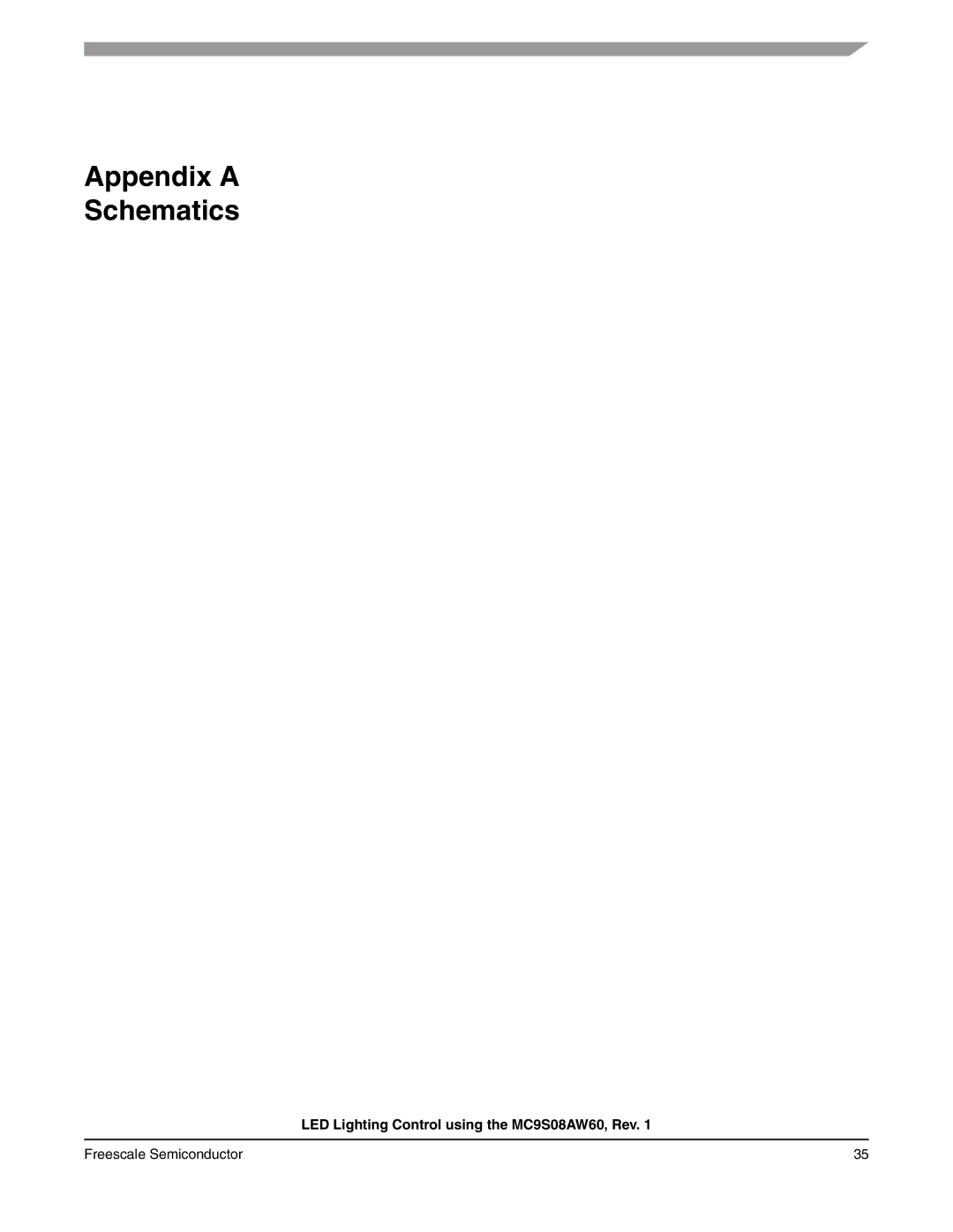 Freescale Semiconductor S08 manual Appendix a Schematics 