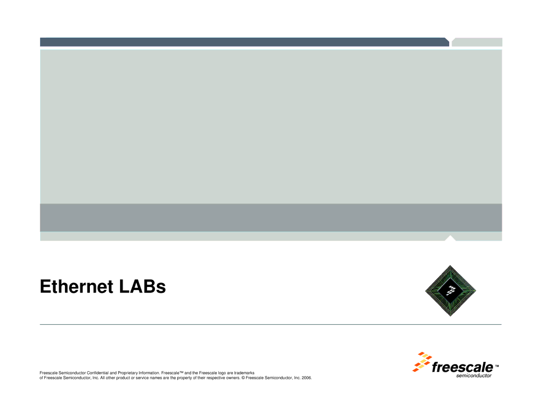 Freescale Semiconductor TWR-MCF52259-Ethenet manual Ethernet LABs 